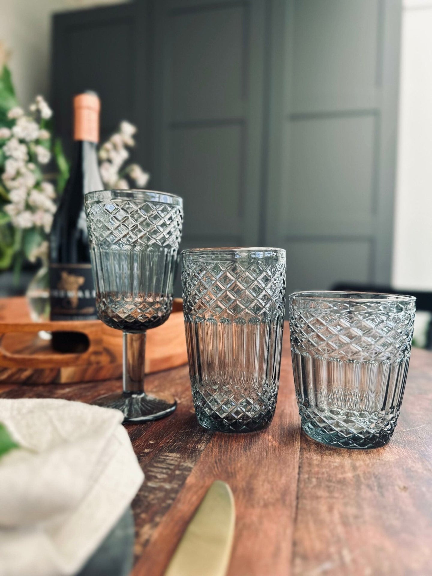 Drikkeglas French grey – Large - VIAMAJA.DK