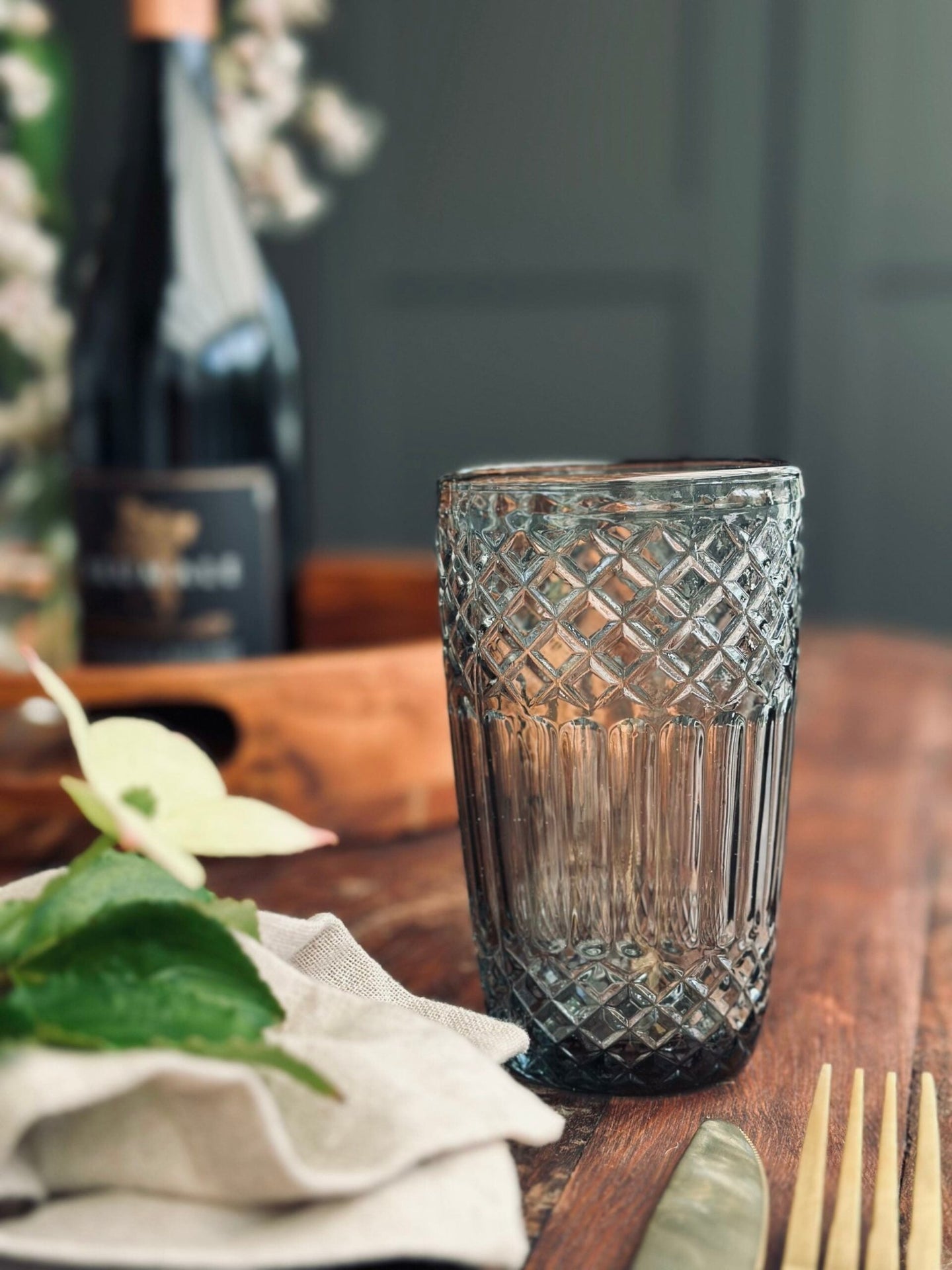 Drikkeglas French grey – Large - VIAMAJA.DK