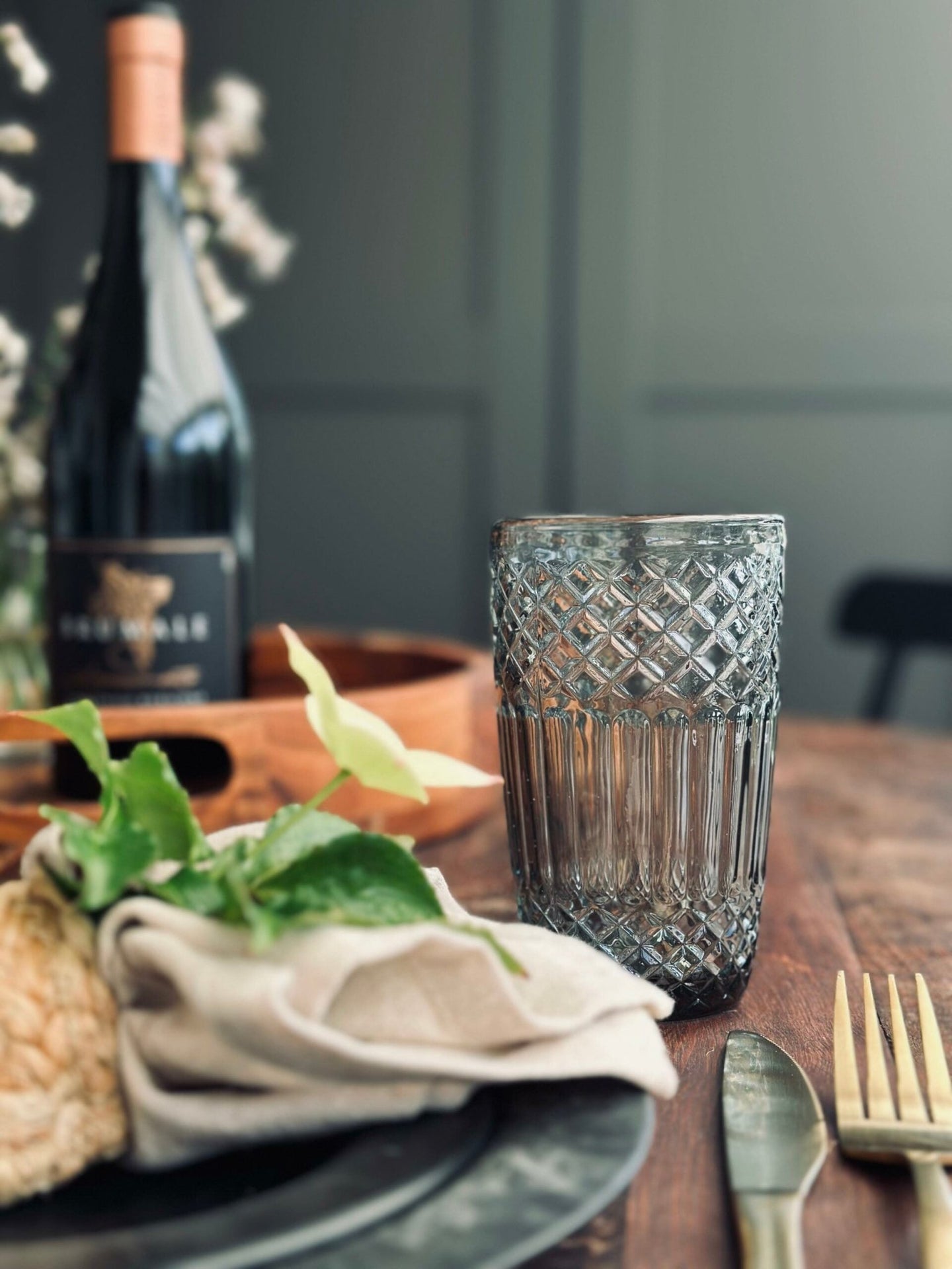 Drikkeglas French grey – Large - VIAMAJA.DK