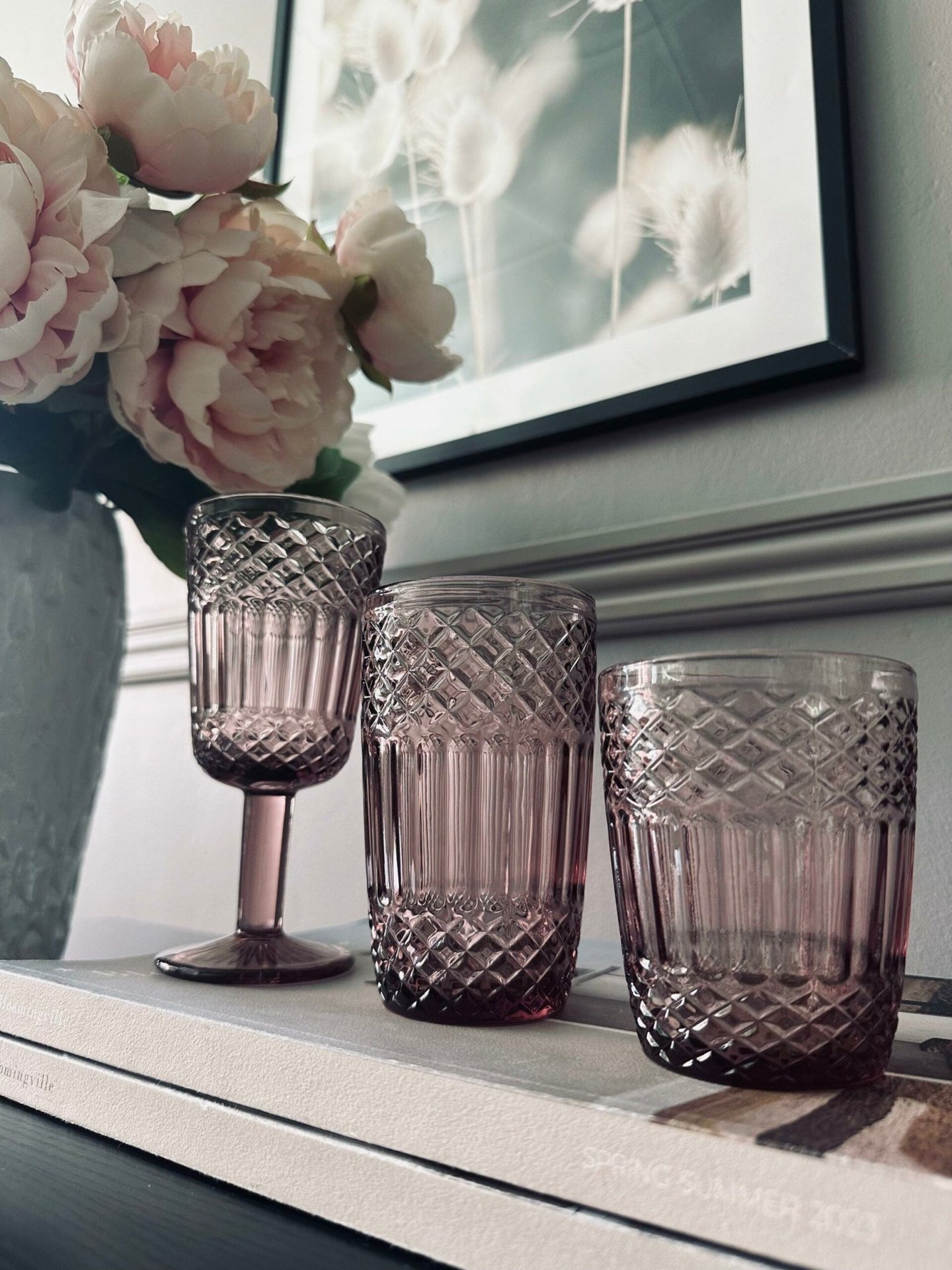 Drikkeglas French Rose - VIAMAJA.DK