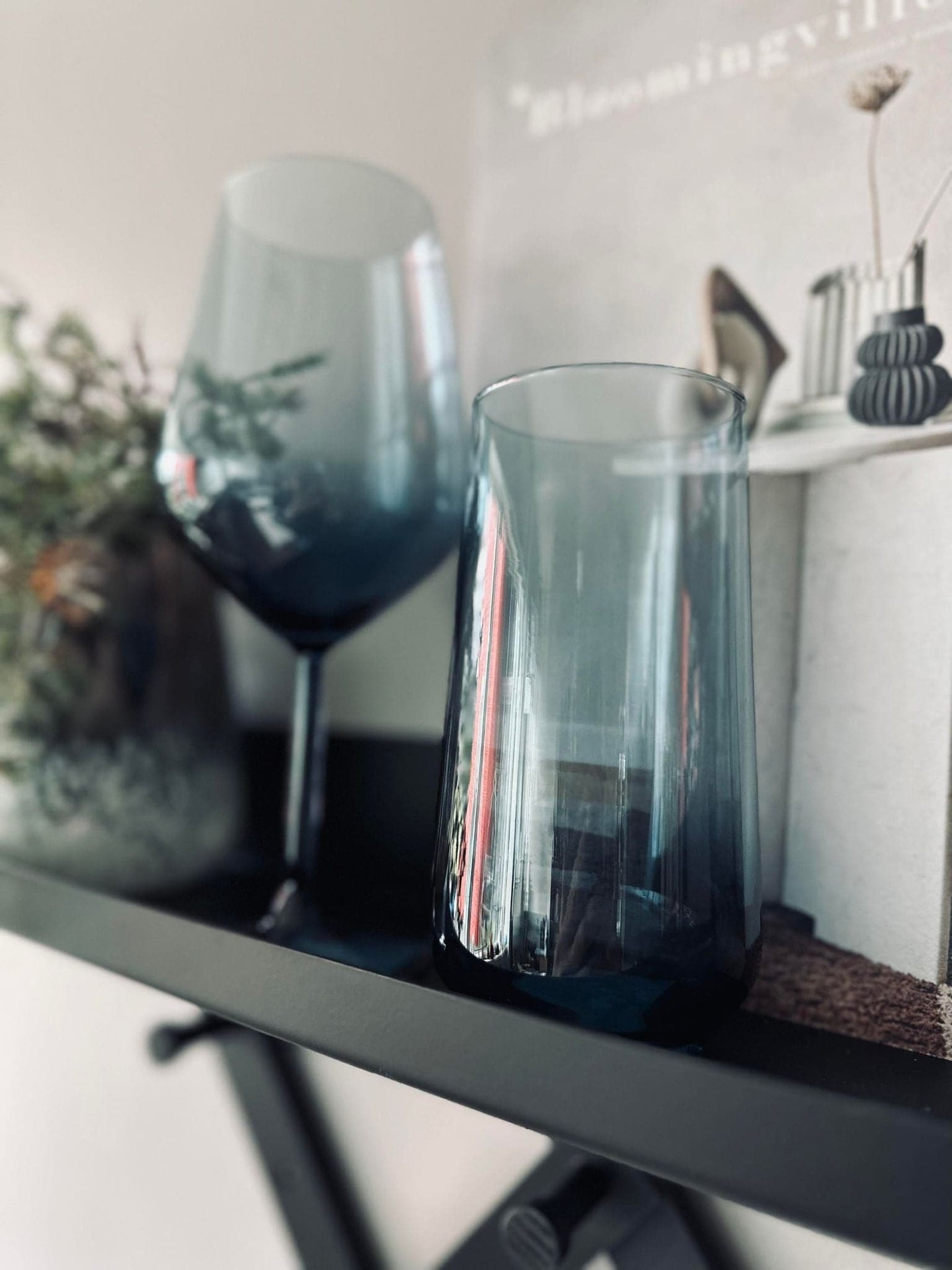 Drikkeglas LUX - Royal blue 470 ml - VIAMAJA.DK