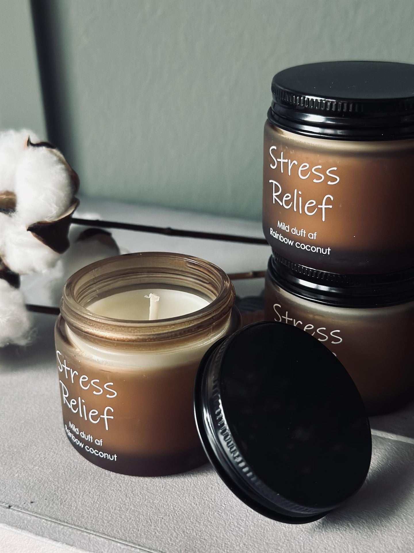 Duftelys 3 stk – COCONUT - VIAMAJA.DK