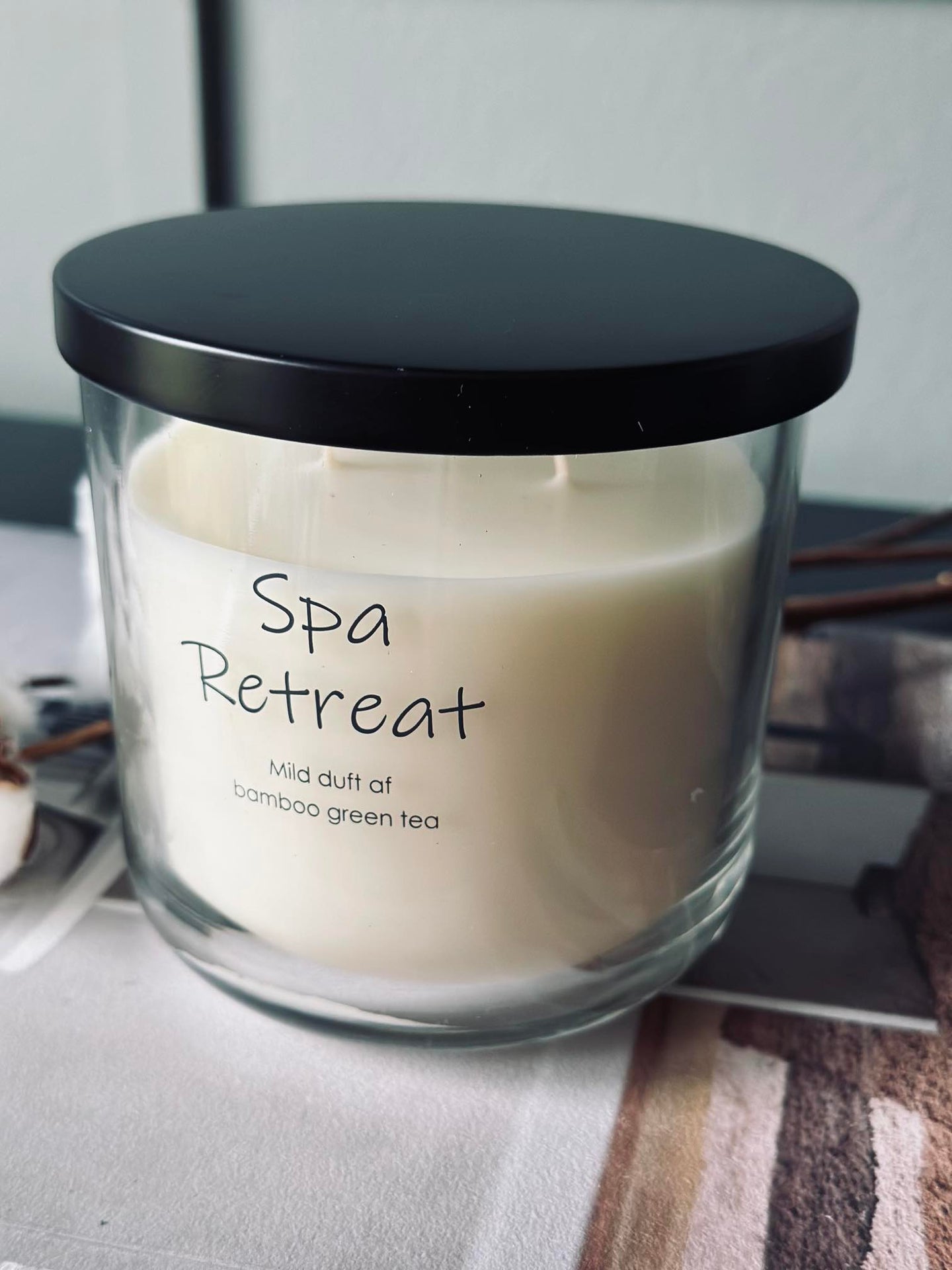 Duftelys – BIG BAMBOO / GREEN TEA - VIAMAJA.DK