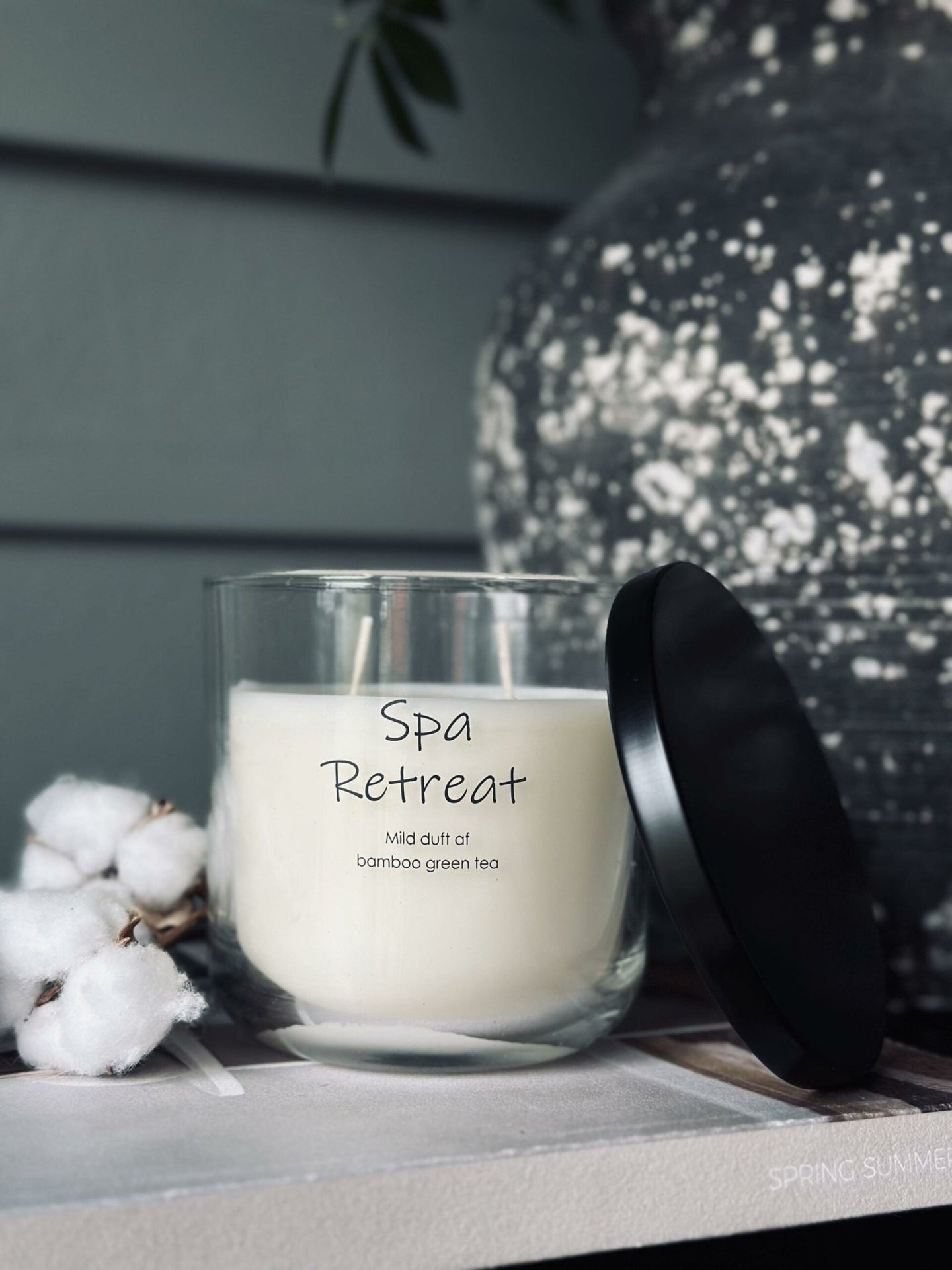 Duftelys – BIG BAMBOO / GREEN TEA - VIAMAJA.DK