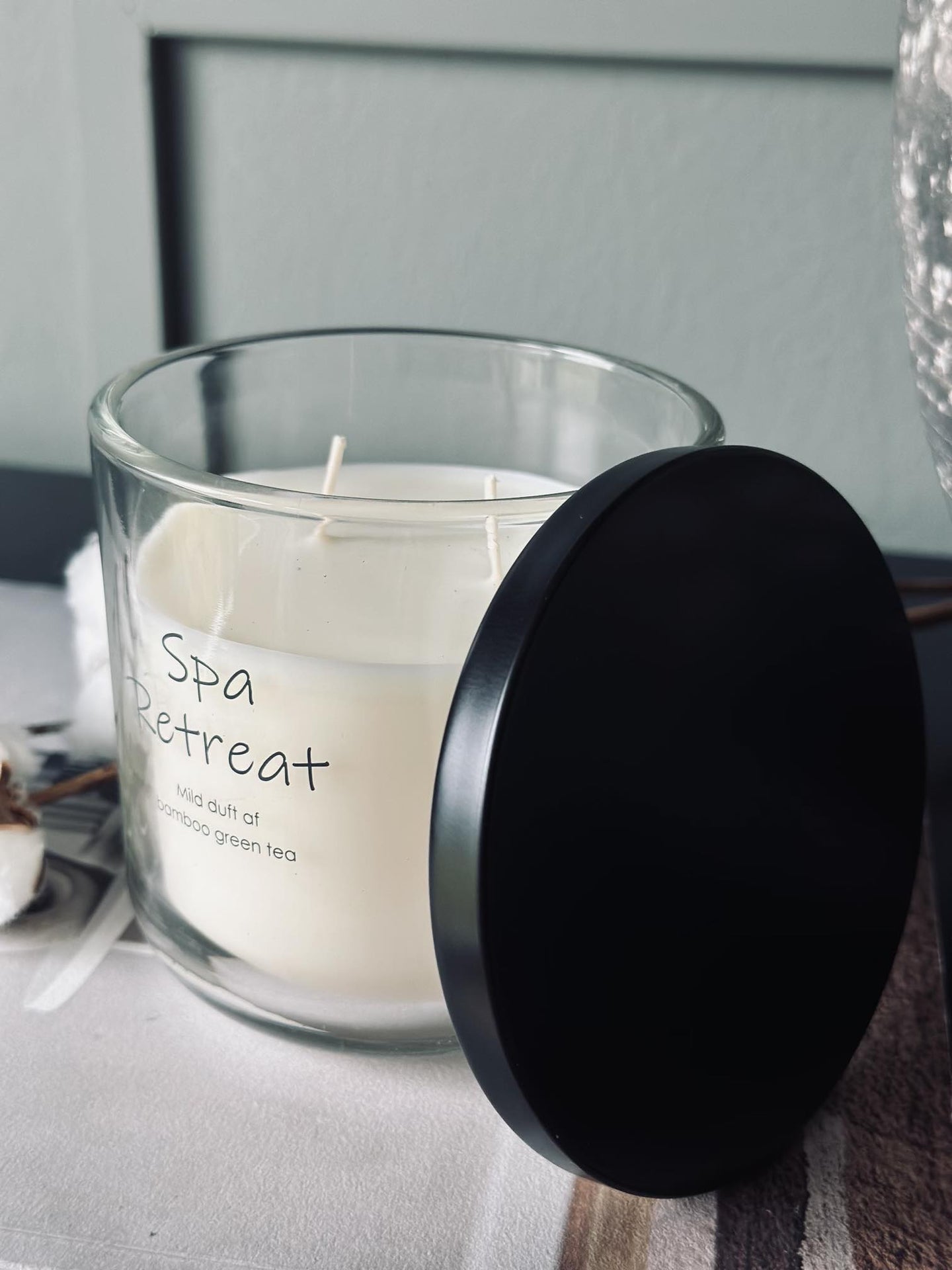 Duftelys – BIG BAMBOO / GREEN TEA - VIAMAJA.DK