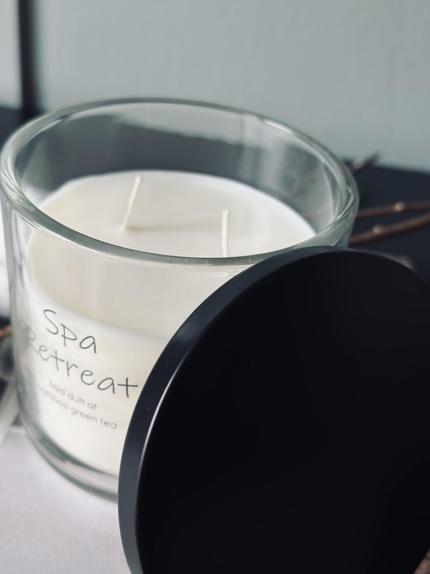 Duftelys – BIG BAMBOO / GREEN TEA - VIAMAJA.DK