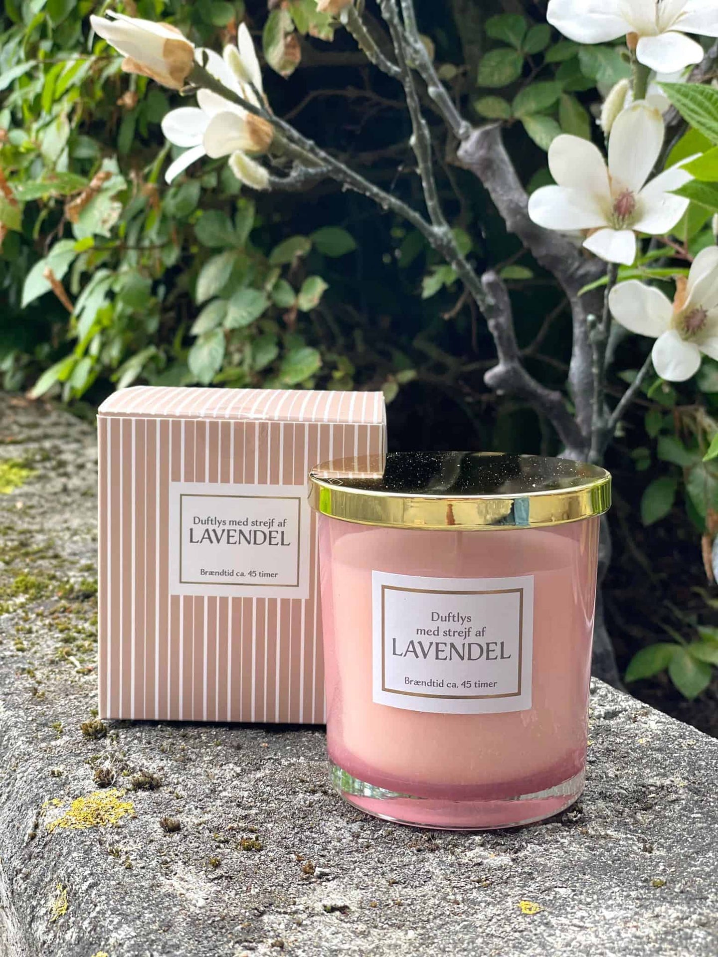 Duftelys - Lavendel 45timer - VIAMAJA.DK