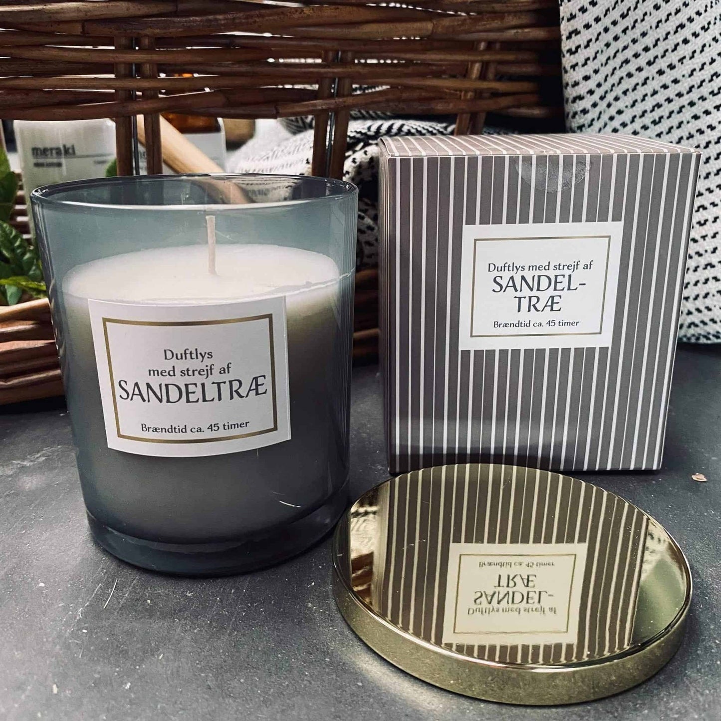 Duftelys Sandeltræ - VIAMAJA.DK