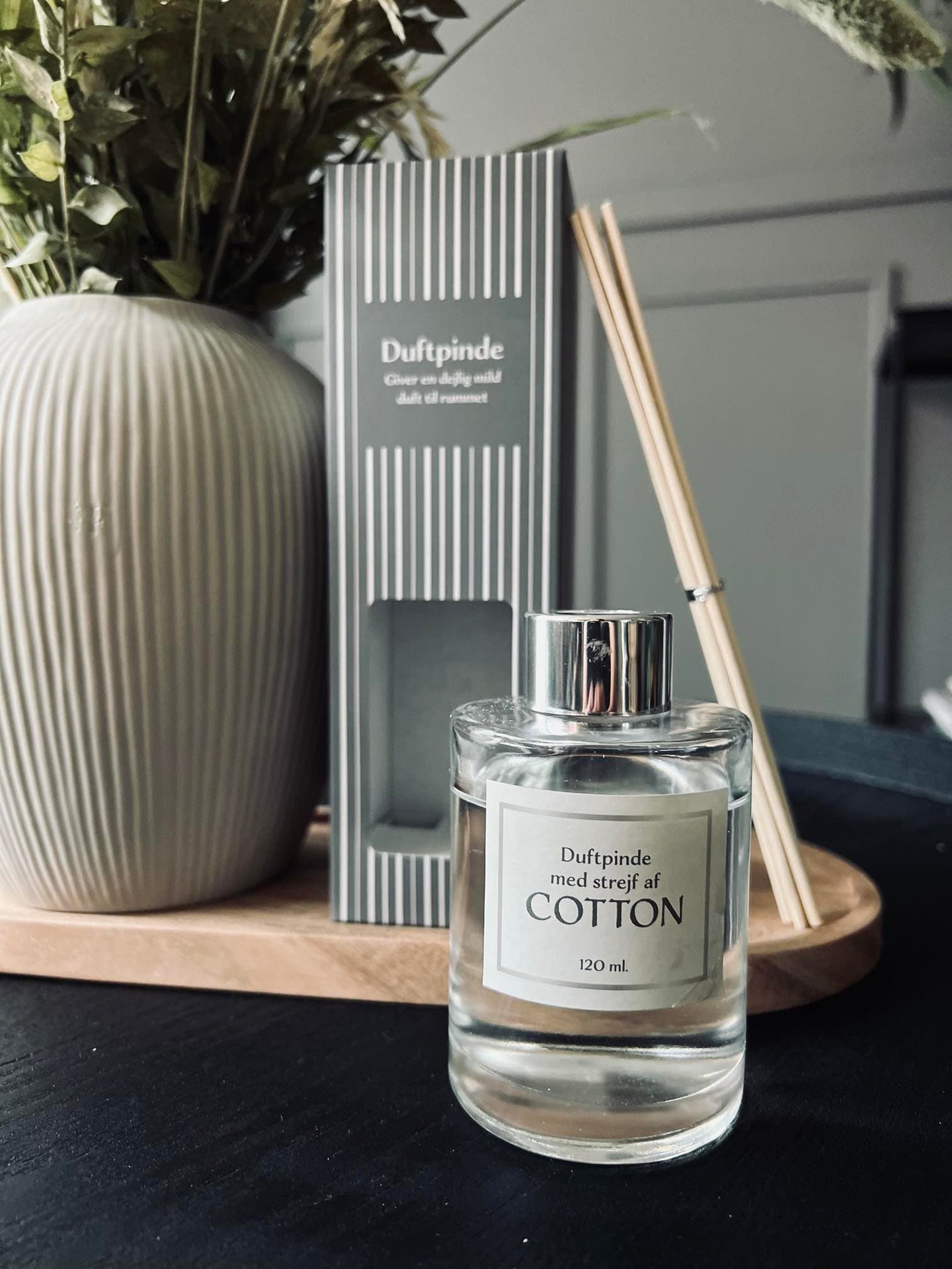 Duftepinde - Cotton 120ml - VIAMAJA.DK