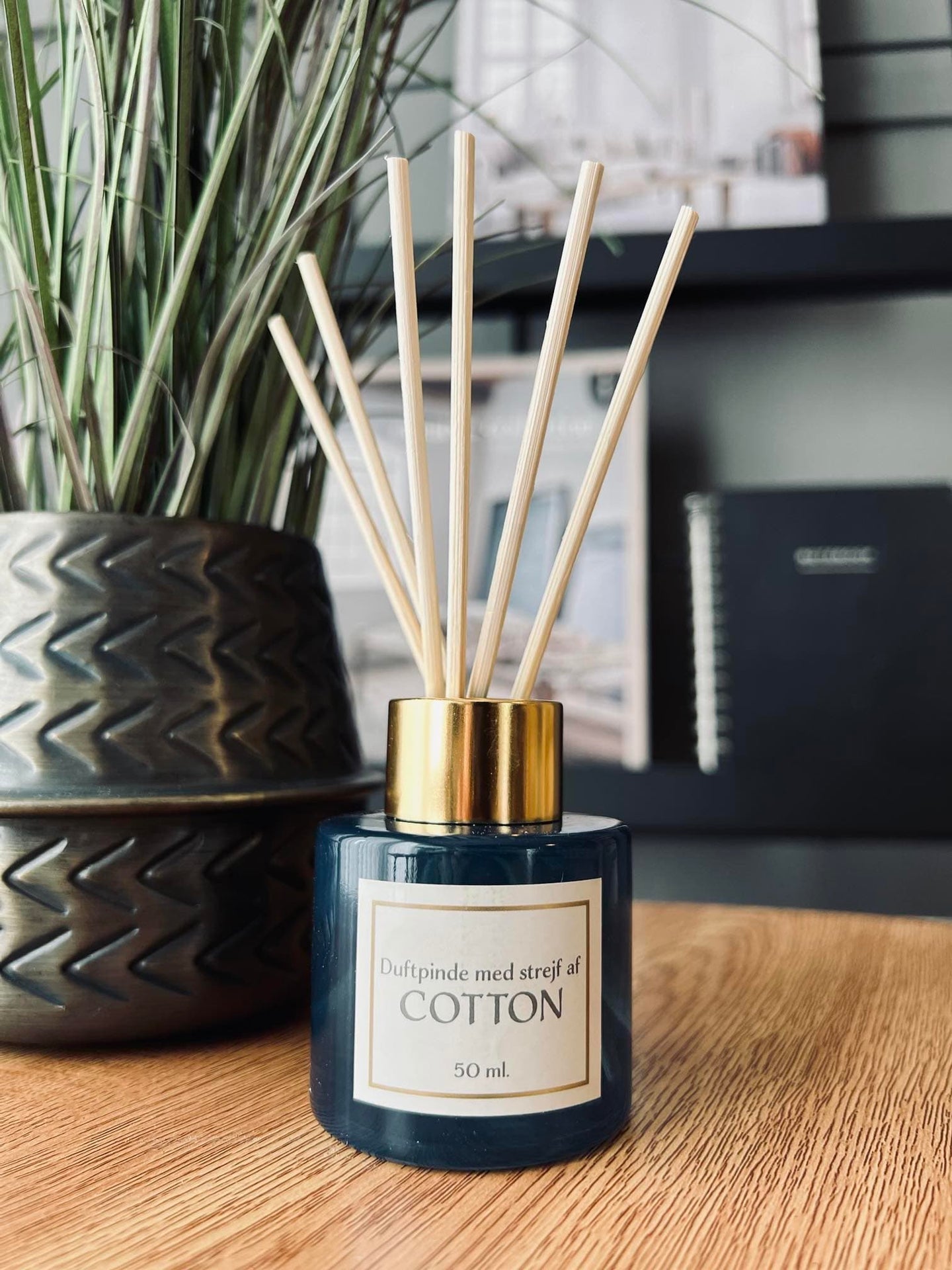 DUFTPINDE - COTTON BLÅ - VIAMAJA.DK