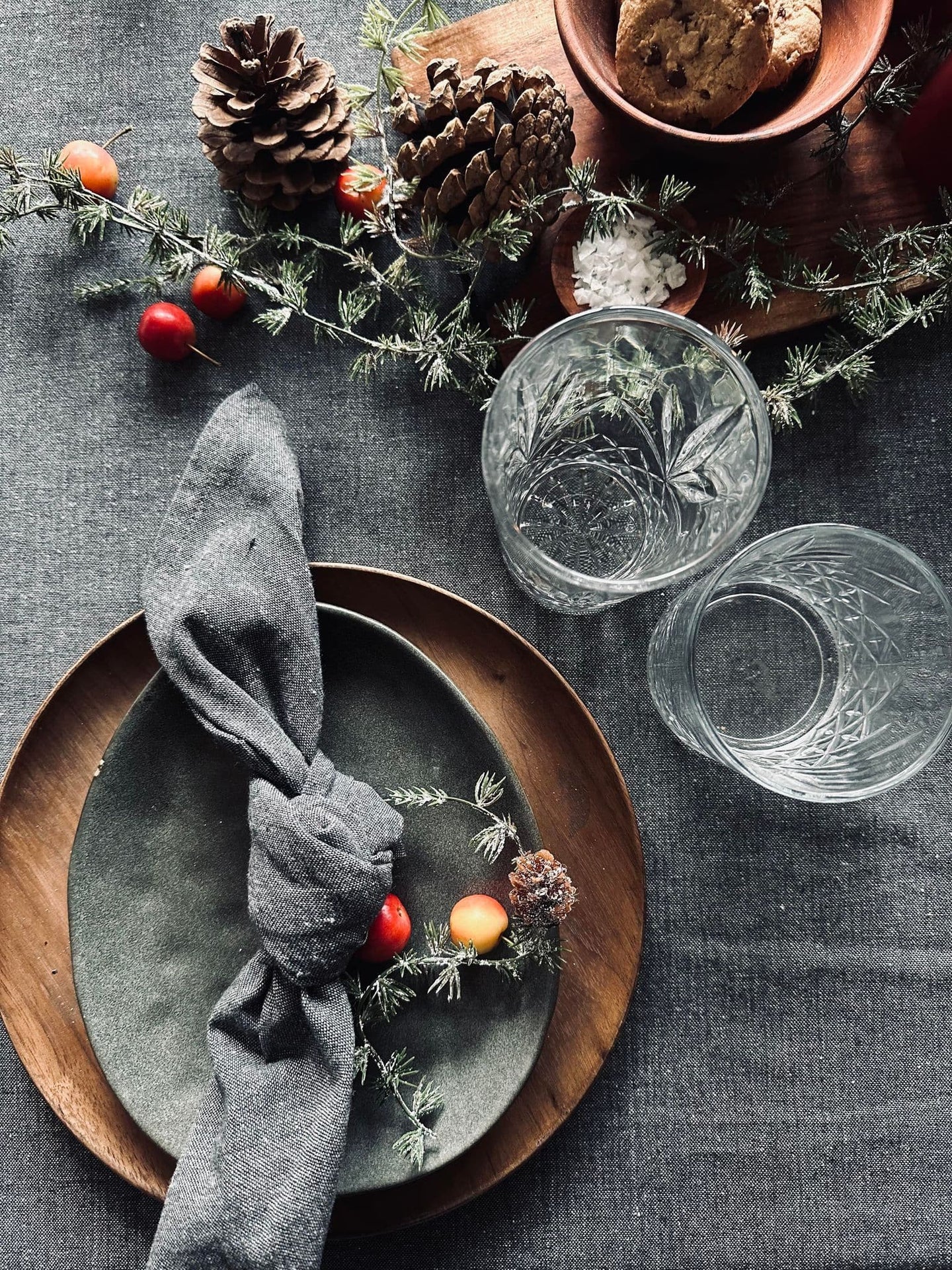 Dug Grå bomuld – flere størrelser - VIAMAJA.DK