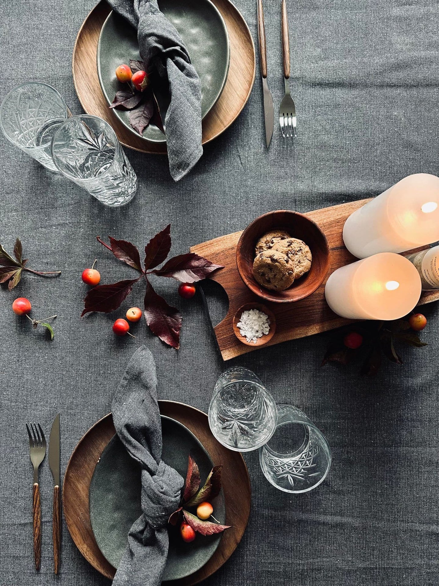 Dug Grå bomuld – flere størrelser - VIAMAJA.DK