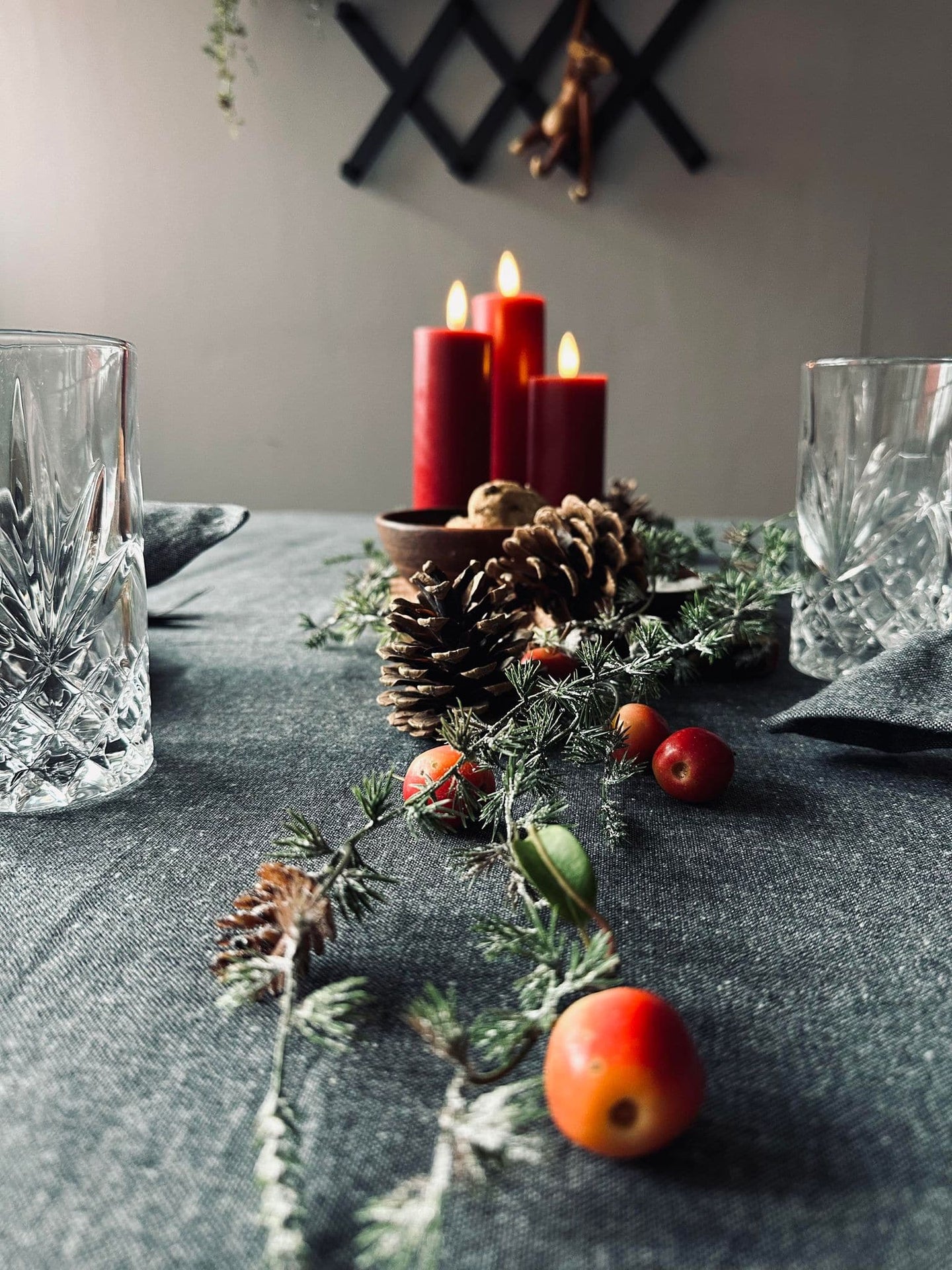 Dug Grå bomuld – flere størrelser - VIAMAJA.DK