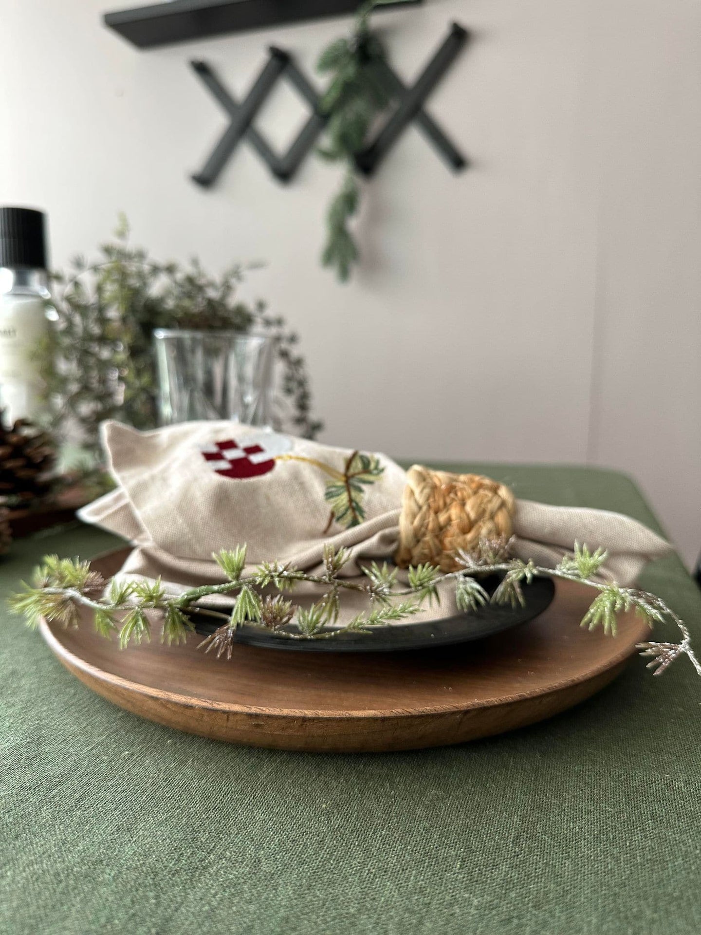 Dug Grøn bomuld – flere størrelser - VIAMAJA.DK