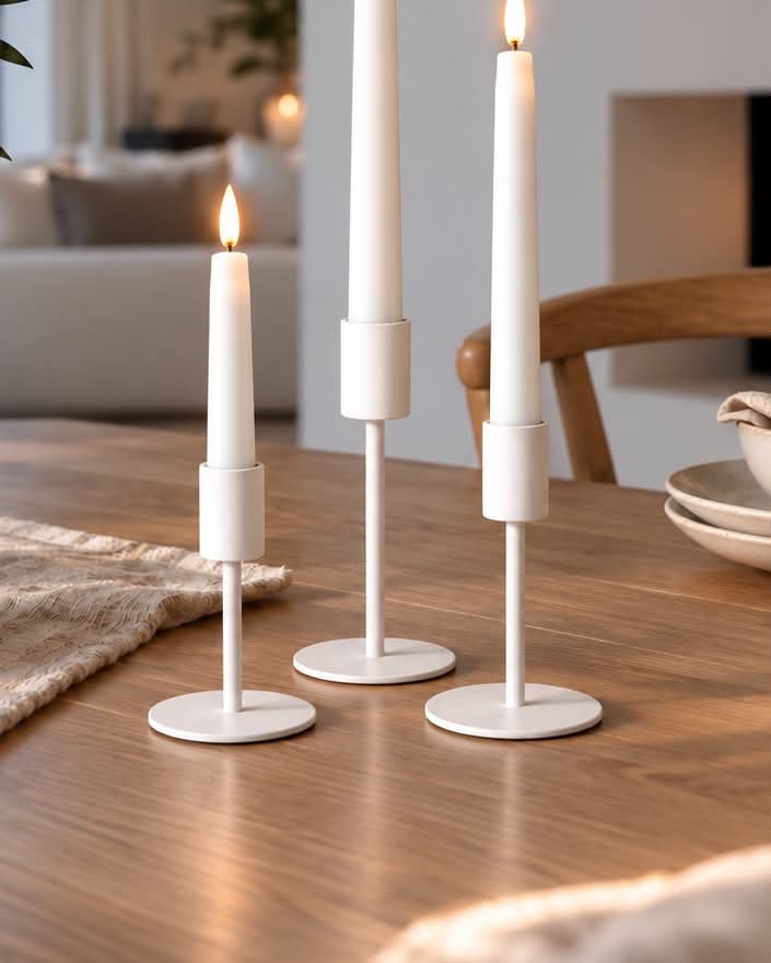 VIAMAJA Simple – White Set 3 st