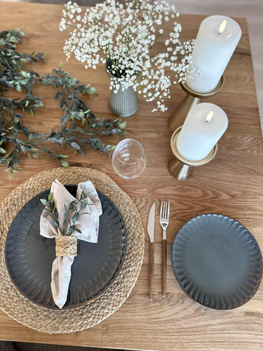 Tallrik VIGA Grå / Brun - Flera storlekar