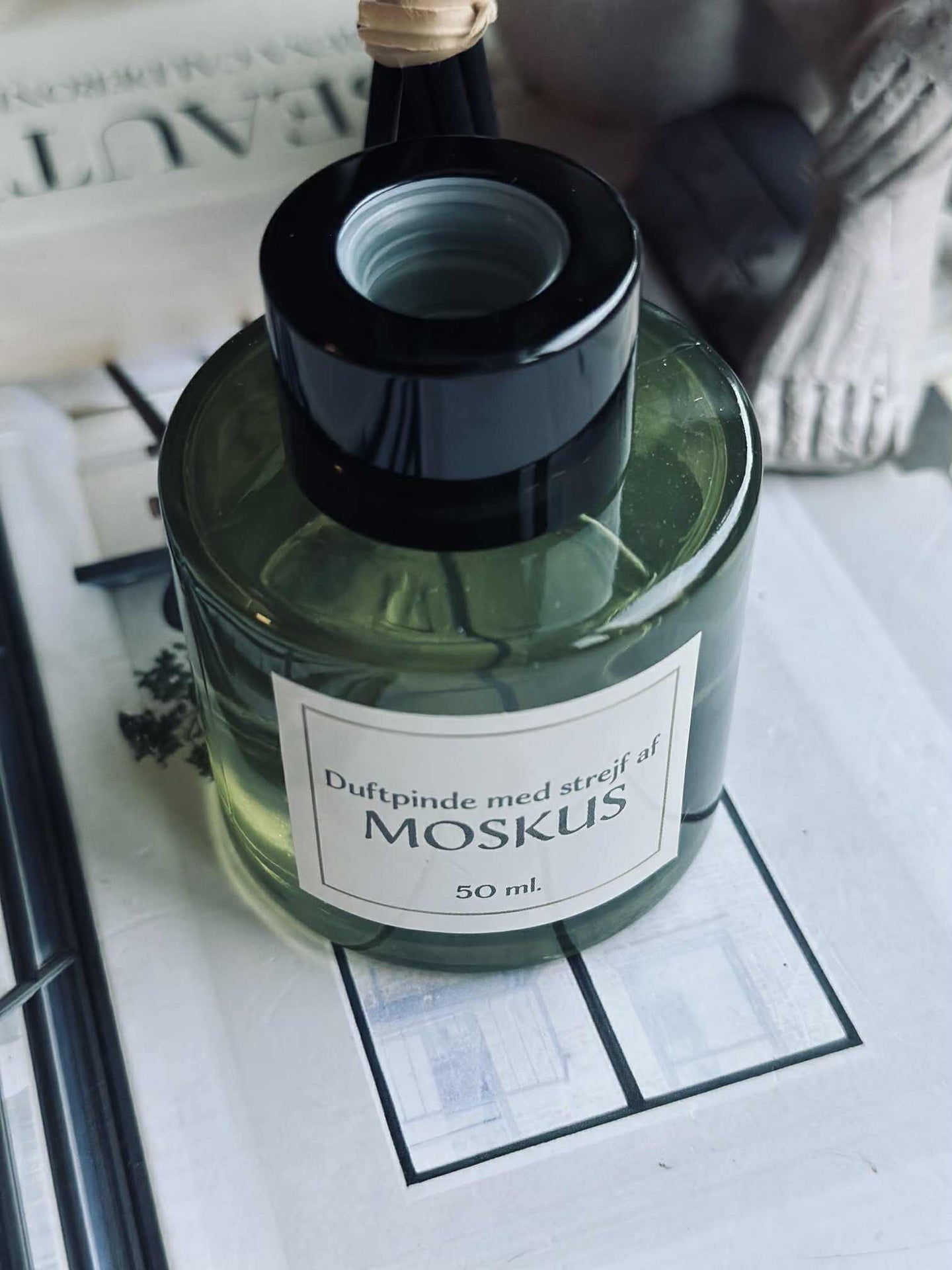 Doftpinnar - Musk 50ml - Olivfärg