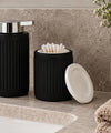 Förvaringsburk Daily Soft – Vit/Svart Porslin