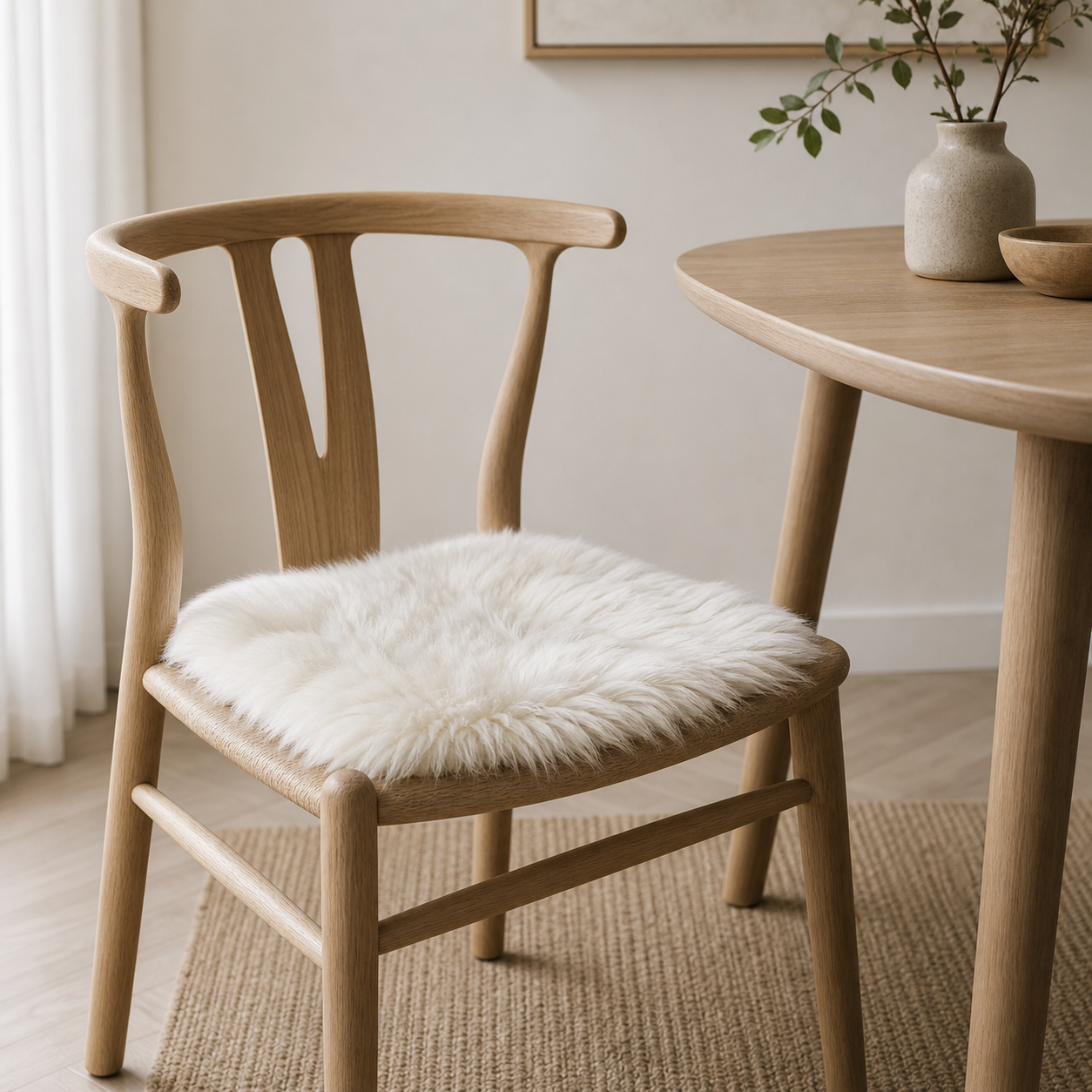 Sittskinn - Linen 40x40