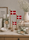 Flag Dannebrog wood - Flera storlekar