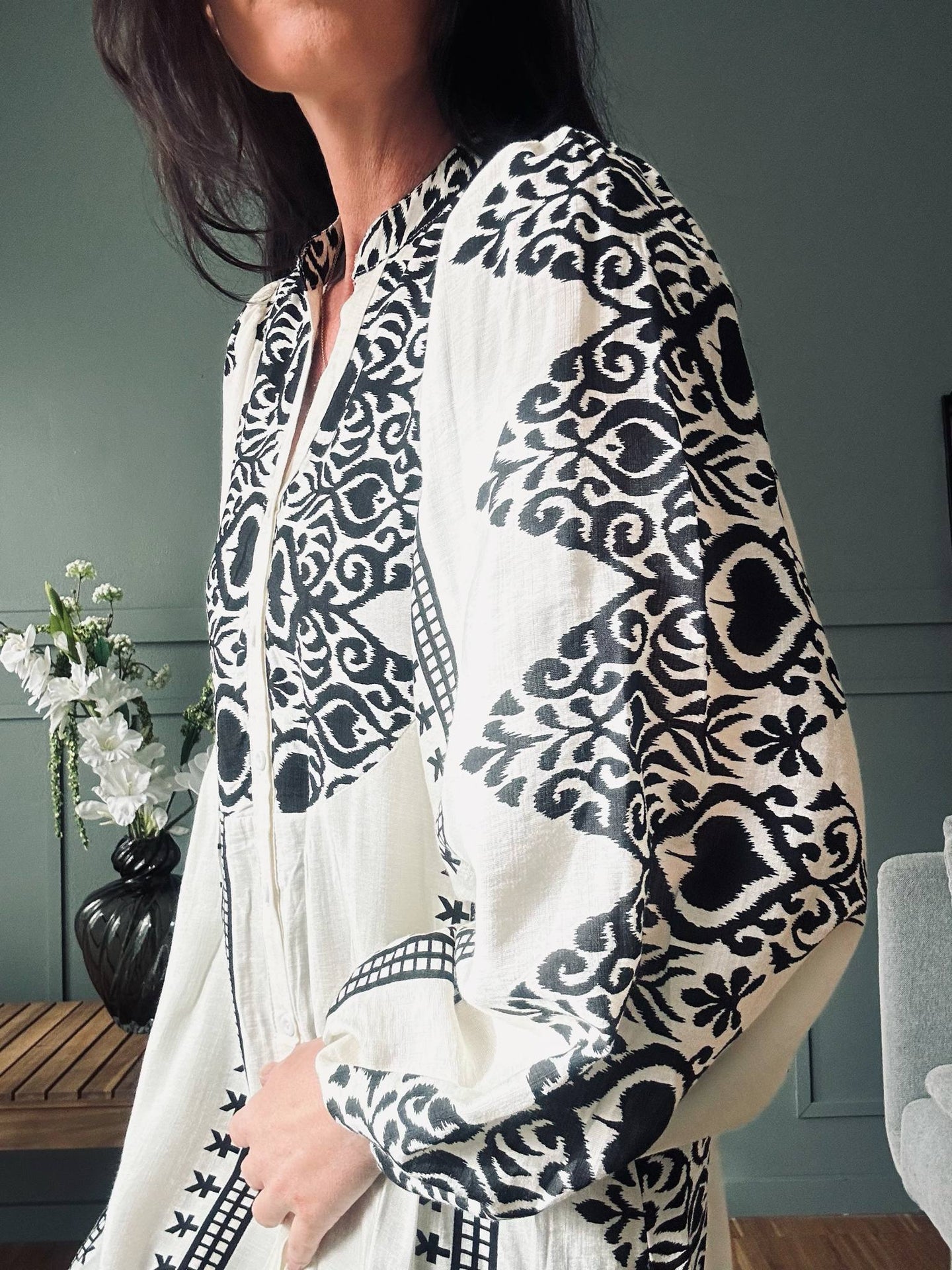 Klänning Beige - Boheme cotton