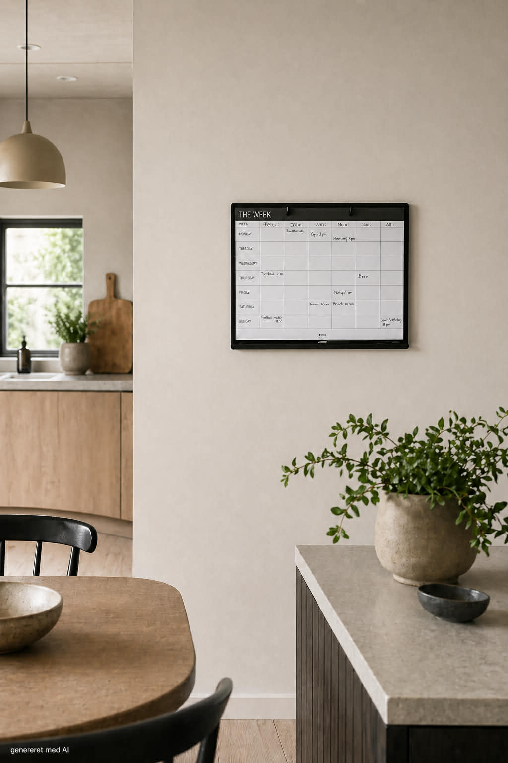 Planeringstavla i snygg design - ink blok
