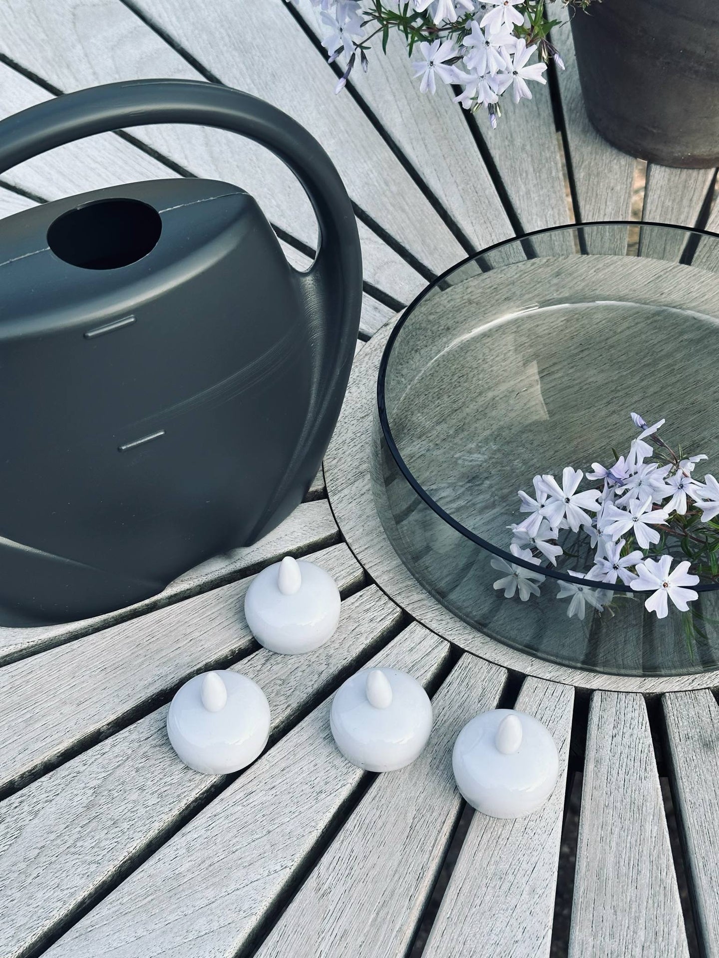 Flytande ljus - Set med 4 st.