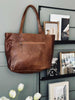 Shopper Anna cognac leather
