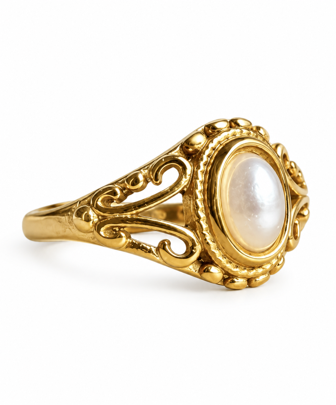Ring Hannah förgylld - Vattentät