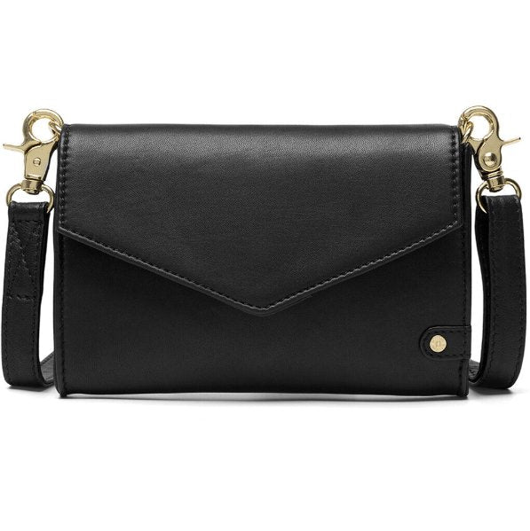 Elegant clutch – Black / gold - VIAMAJA