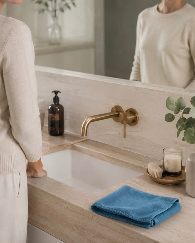 Mikrofiberduk Anti dust - Perfekt för glas och speglar