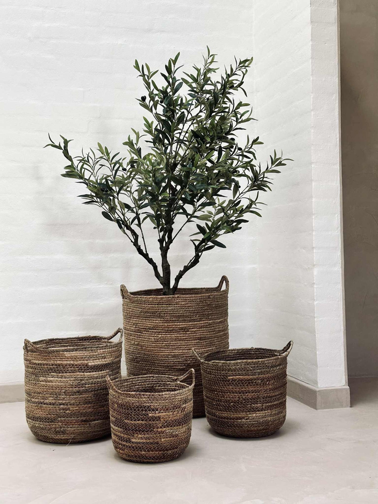 Korgar Natur - Set med 4 st.