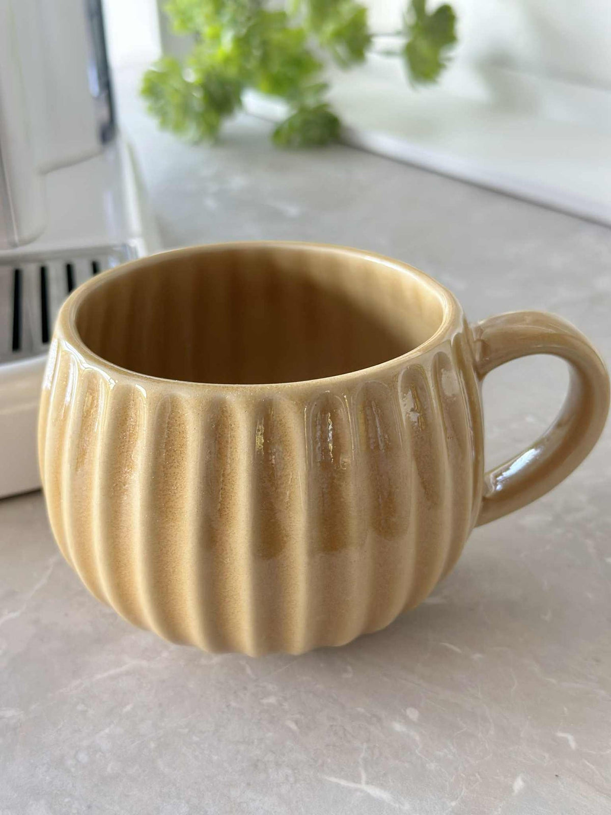 Mugg VIGA Strib - Senap