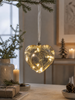 Hjärthängare med ljus