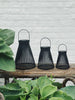 Lykta med solceller - GARDEN BLACK 14cm