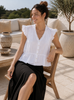 Blus Emira - white