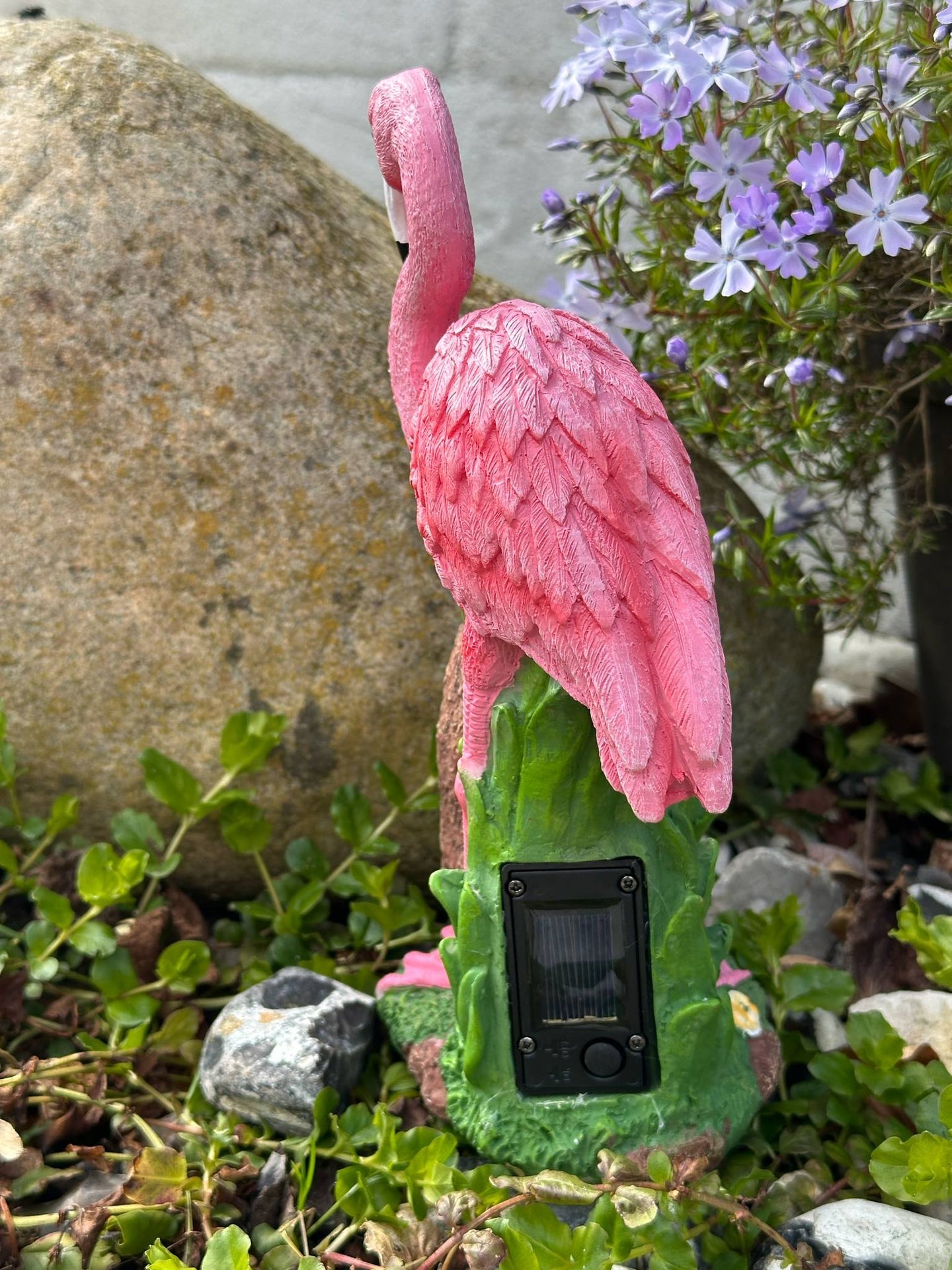 Flamingo med solceller