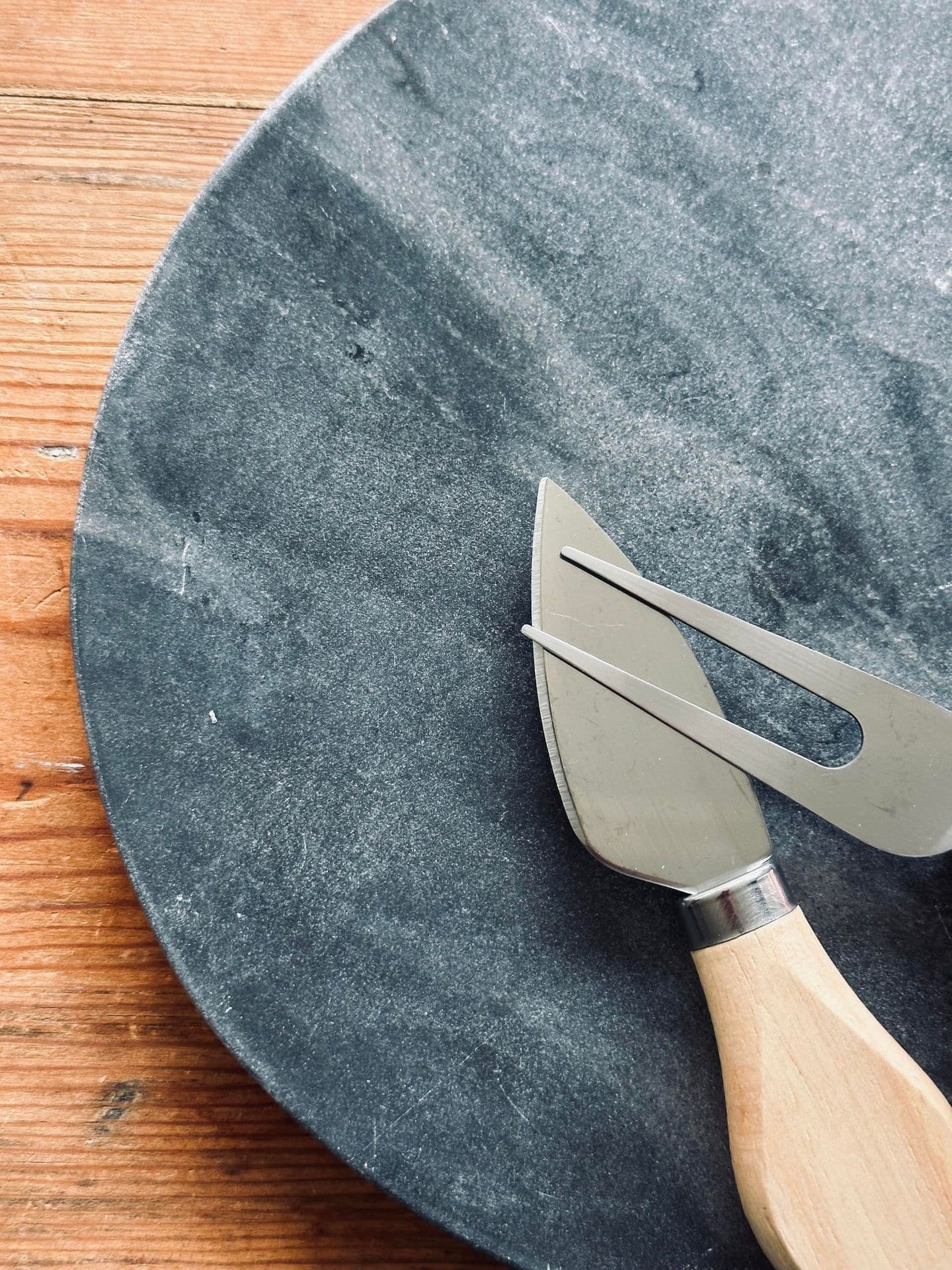 Fad i marmor - Grå dia 28cm - VIAMAJA.DK