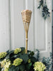 Fackla med myggljus - Citronella 76cm - Set med 2 st