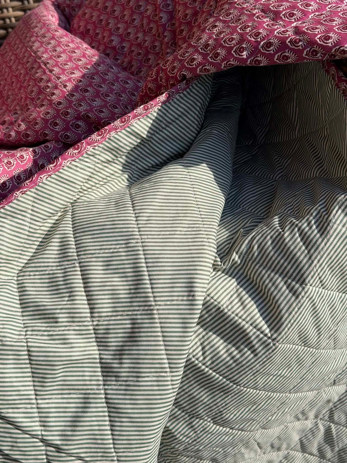 Picknickfilt rosa