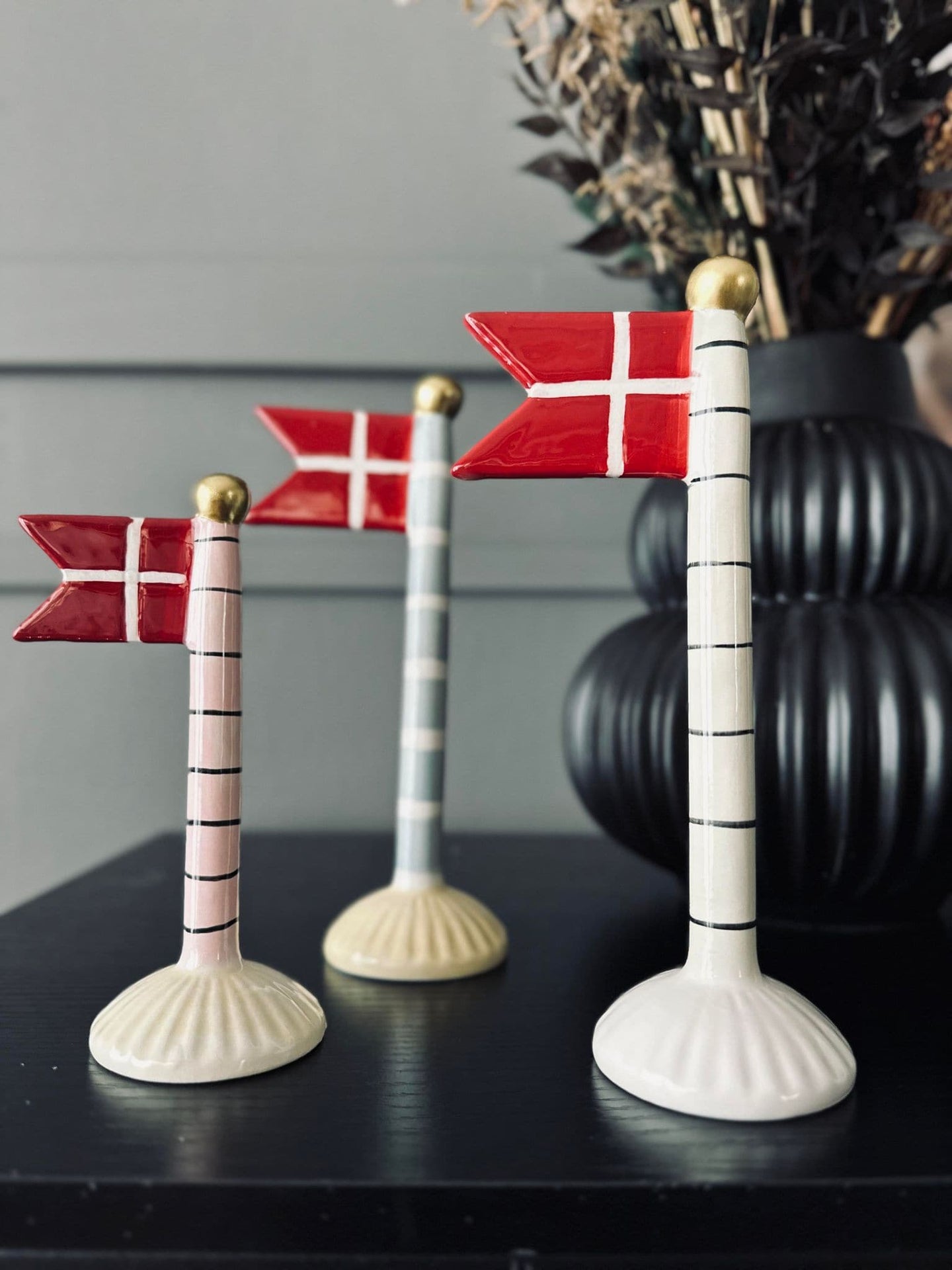 Flag keramik - Mix H 14cm - VIAMAJA.DK