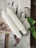 Flaskljus 15 cm - 2 st Rustik vit