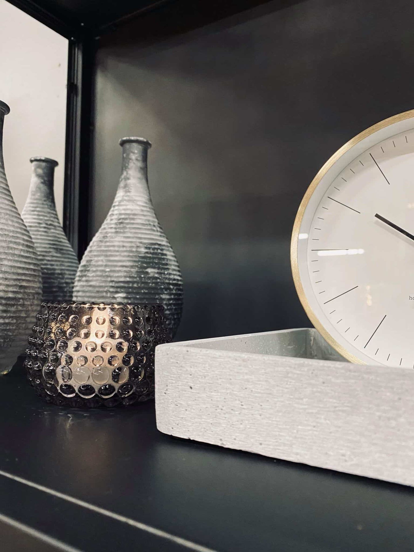 Fyrfadsstage - Dot - Røgfarvet - VIAMAJA.DK