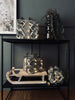 Presentset med LED-ljus 3 st - Silver