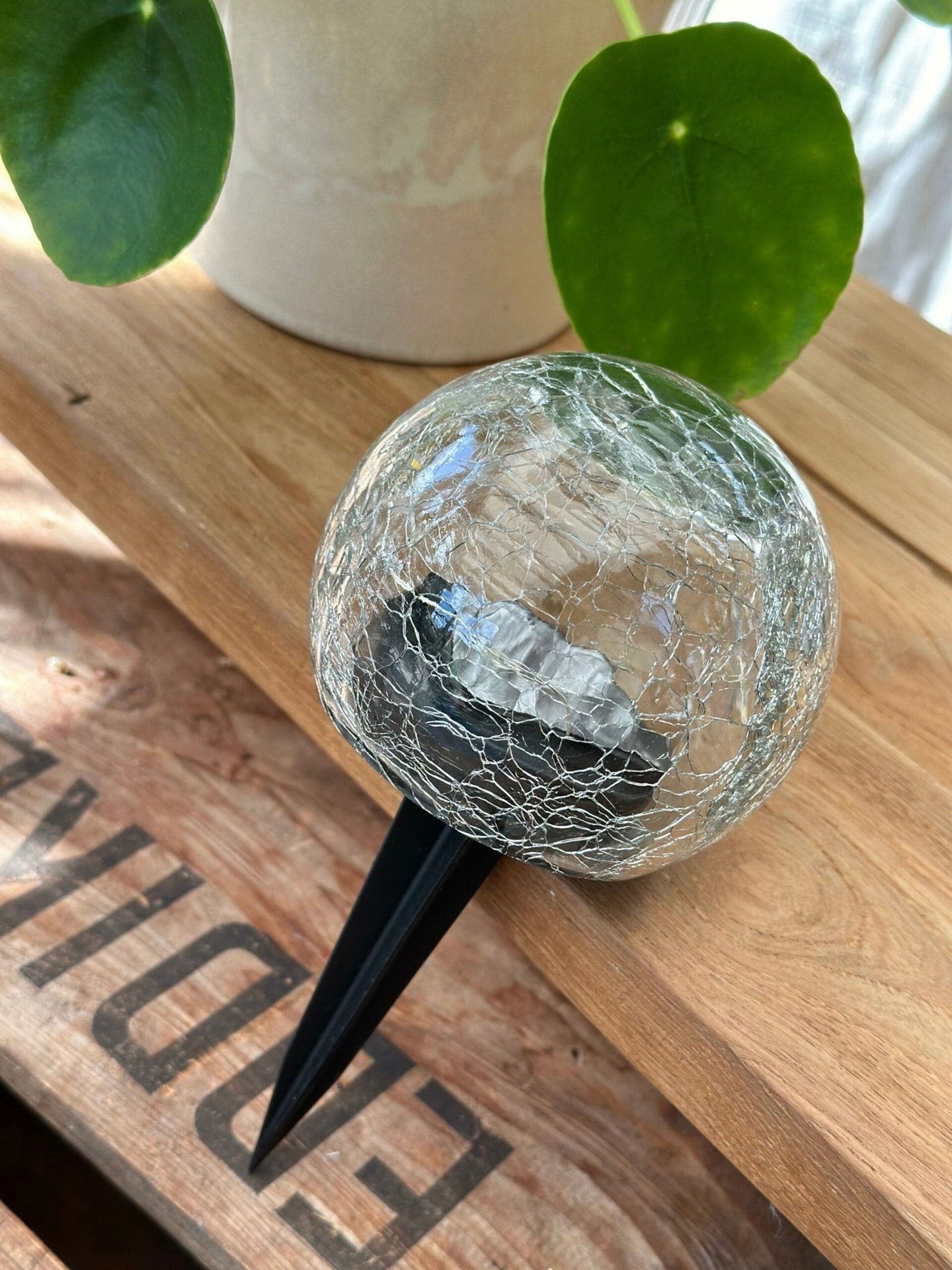 Glasbollar med solceller - Set om 3 st - VIAMAJA.DK