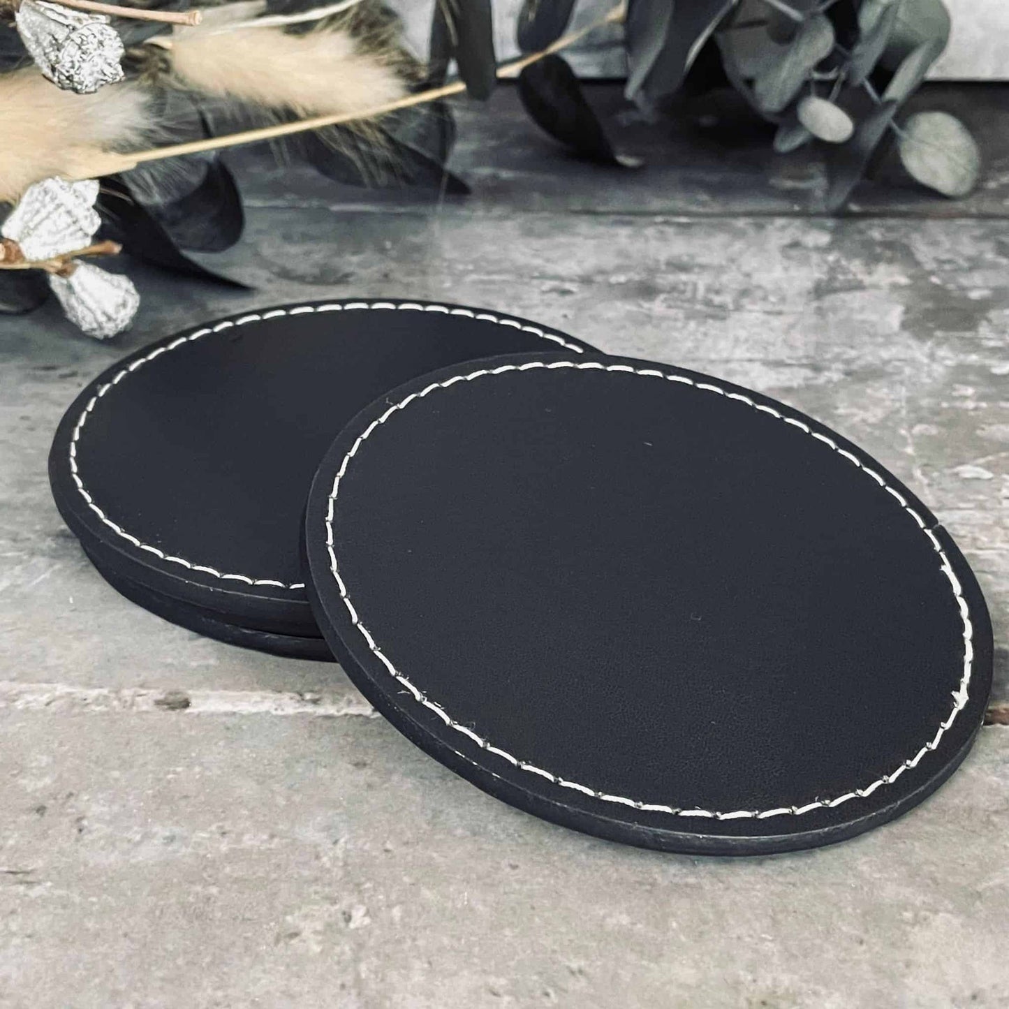 Glasbrikker – 4 stk Sort - VIAMAJA.DK