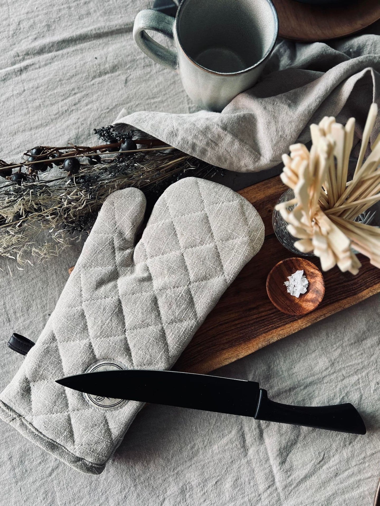 Grillhandske - Stone washed - VIAMAJA.DK