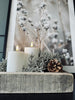 Girlang med glitter - 150 cm Silver