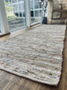 Golvmatta i läder - 70x200 cm Beige