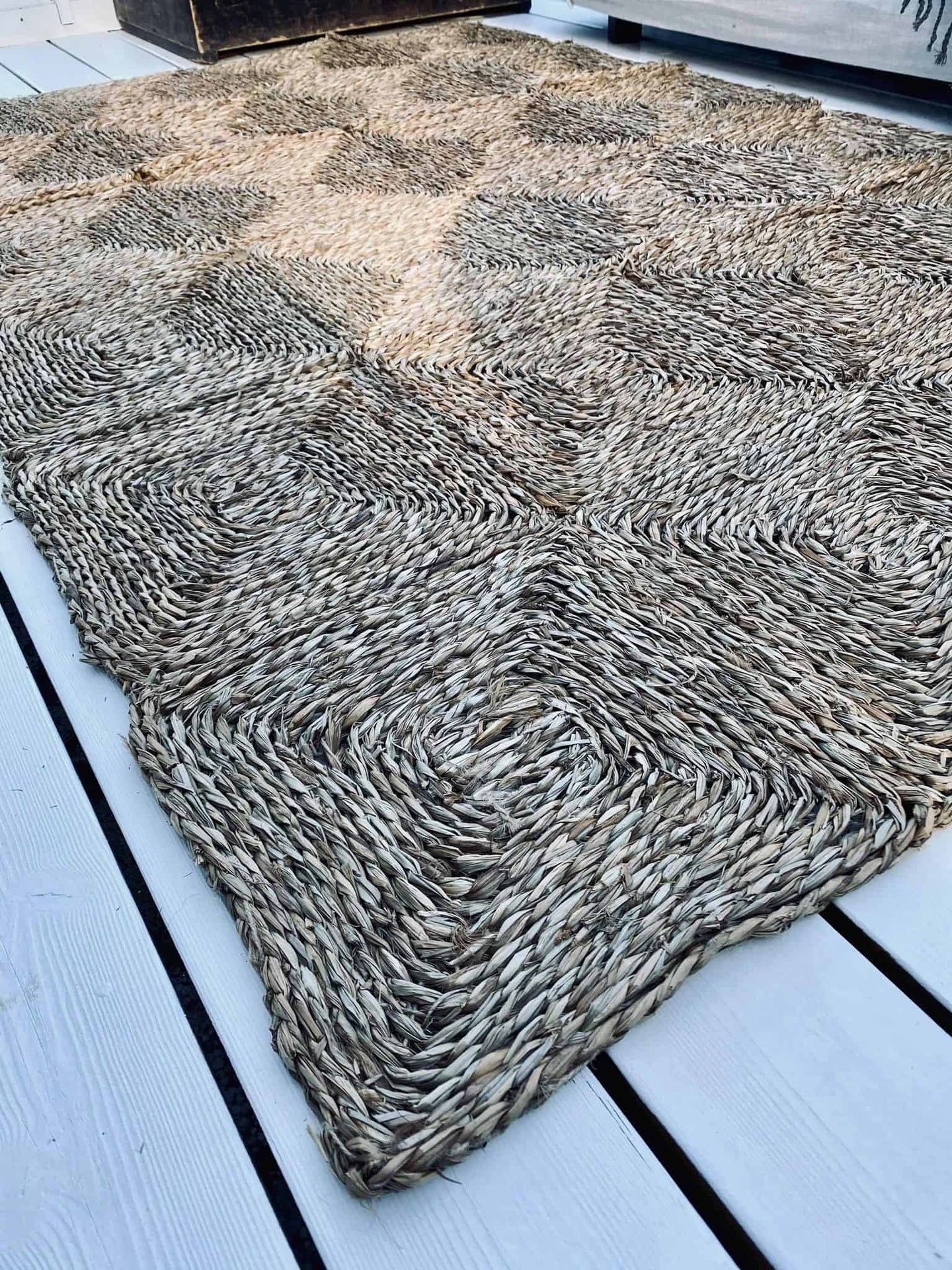 Gulvtæppe i søgræs - 120cm x 180cm - VIAMAJA.DK
